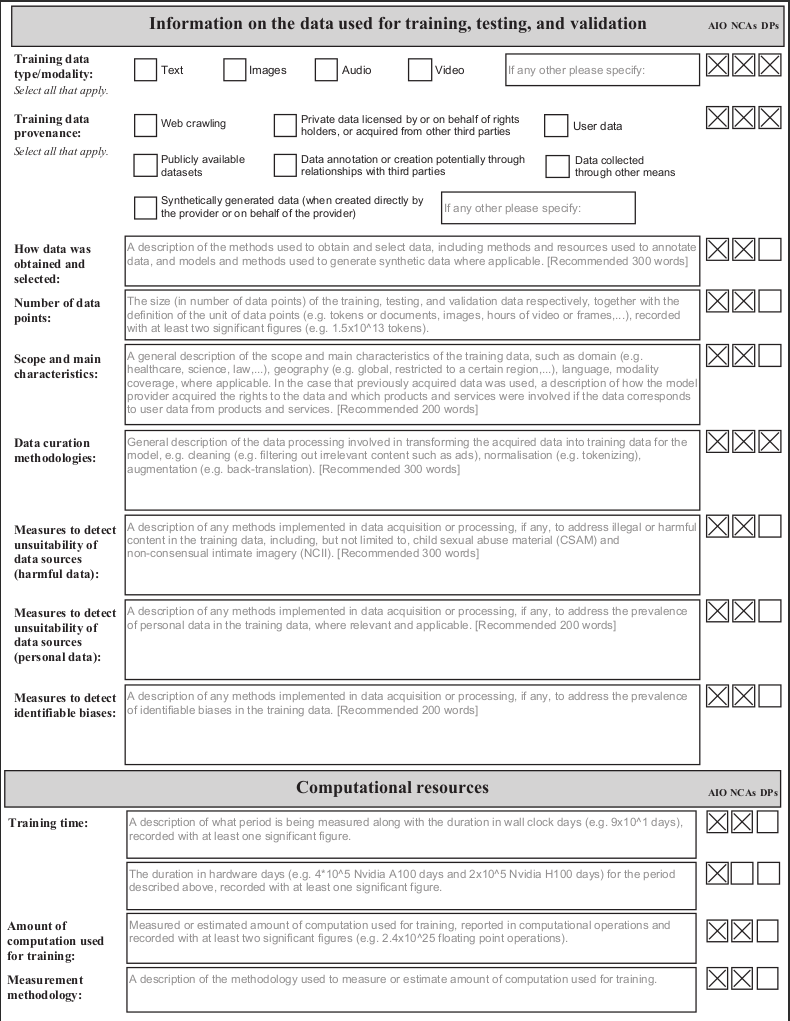 Model Documentation Form page 3